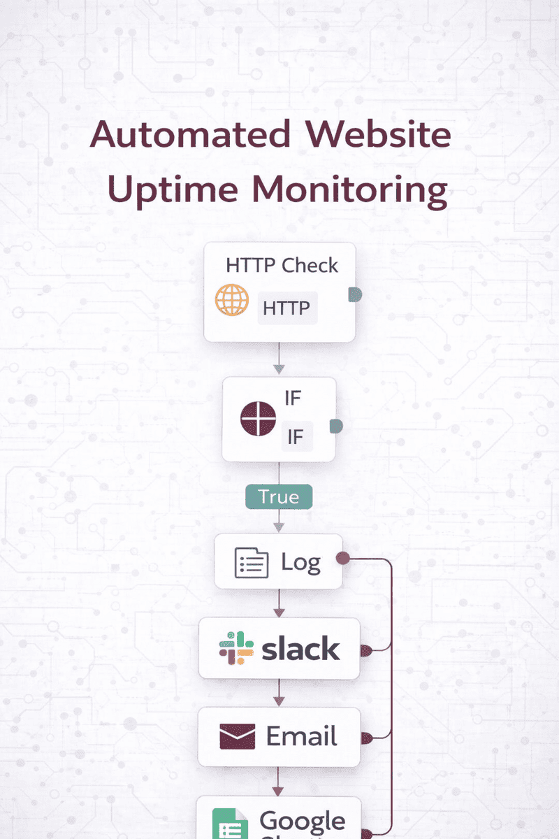 Automated Website Uptime Monitoring